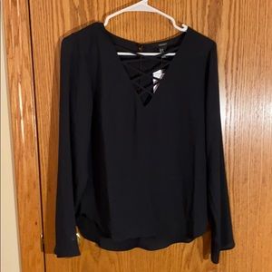 Forever 21 Lace up Top